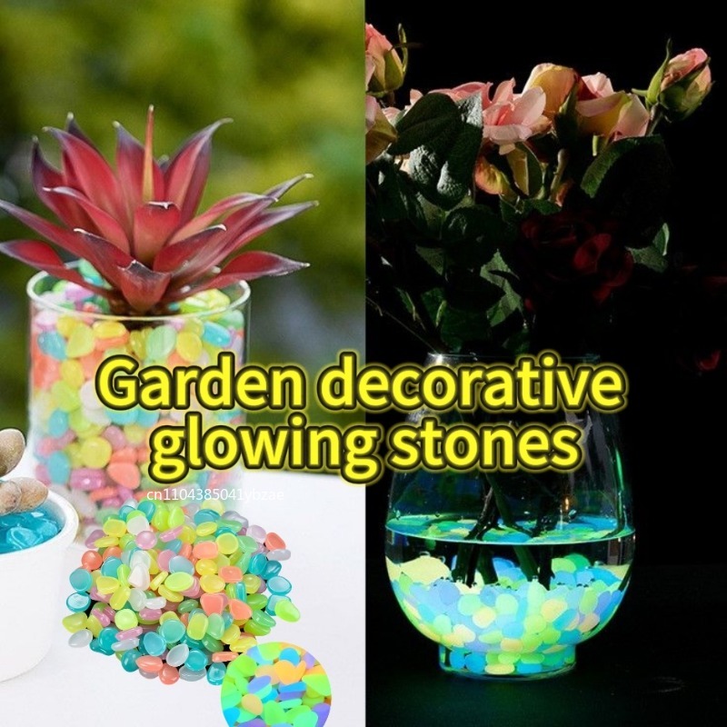 Marine Fish Tank - 100-1000PCS Luminous Stone Garden Fish Tank