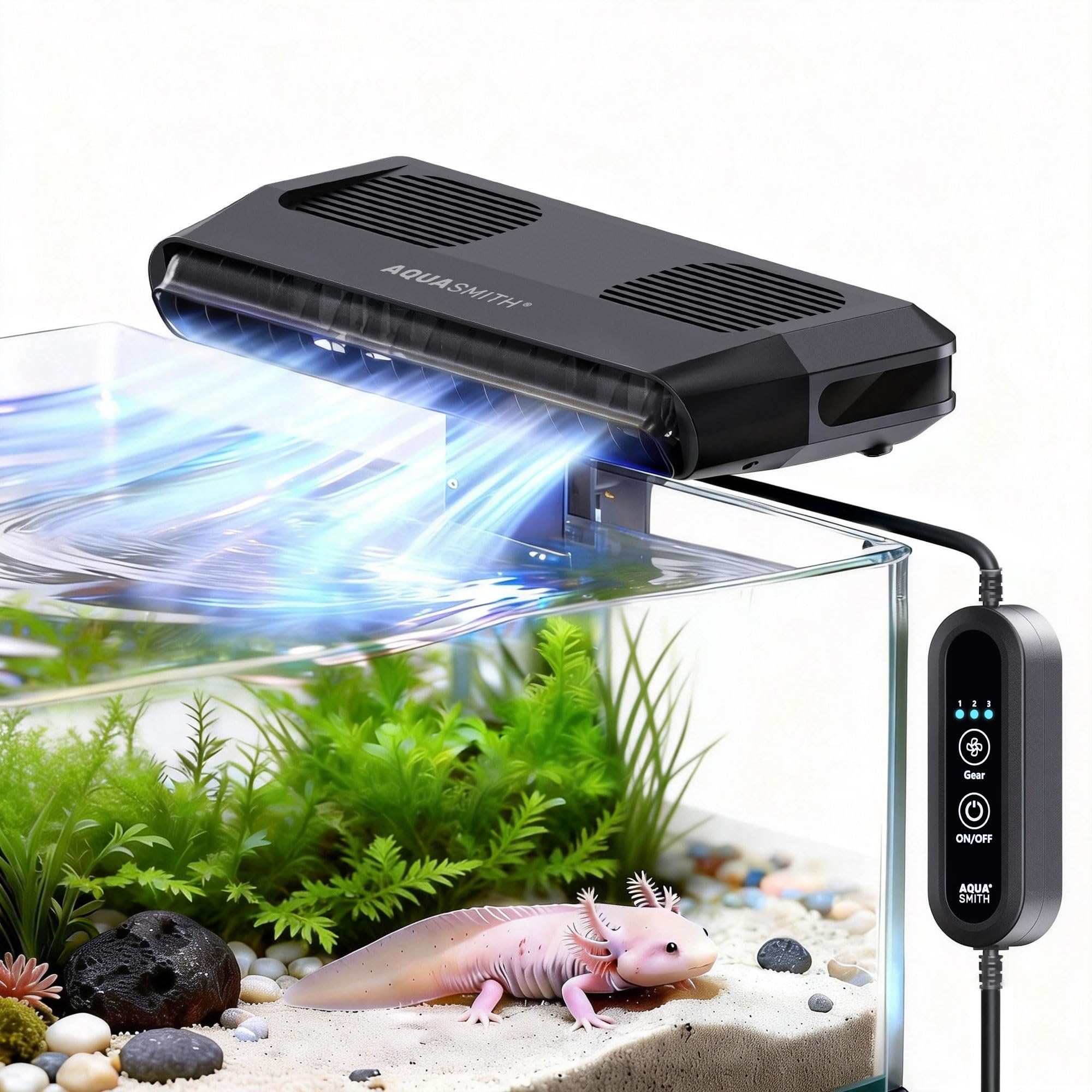 Aquarium Fan, Ultra-Quiet Fish - огляд і ціна Marine Coral